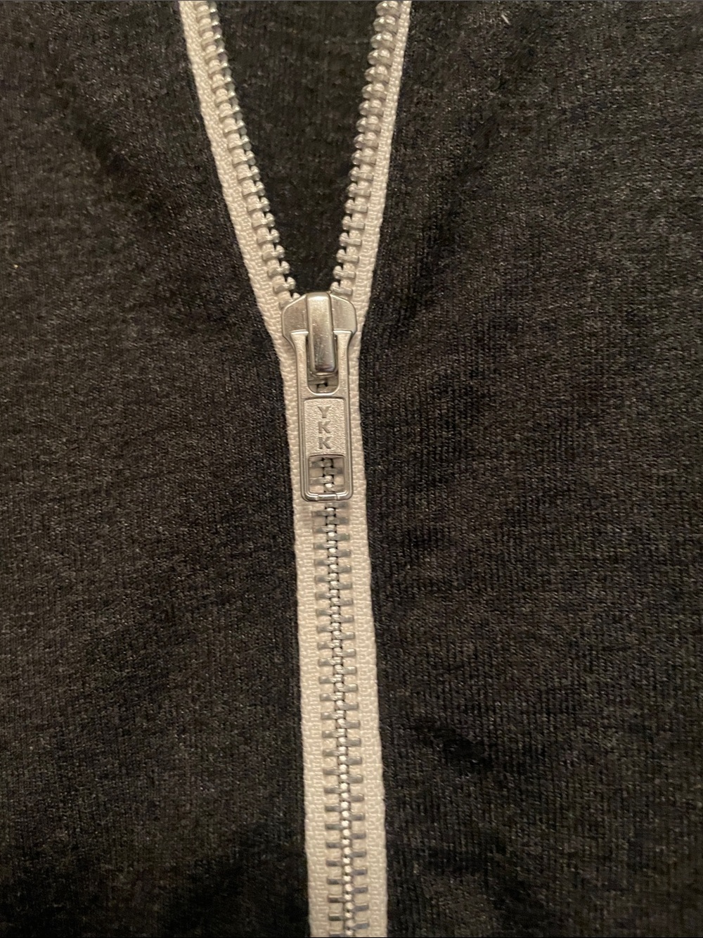 Grateful Dead Black Zip-Up Hoodie with White Lightning Bolt - Picture 4 of 5
